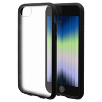 ラスタバナナ iPhone SE(第3世代)/SE(第2世代)/8/7/6S用ハイブリッドケース RHINO 2H TPU×アクリル ブラック×フロストホワイト 7800I247HABKFWH