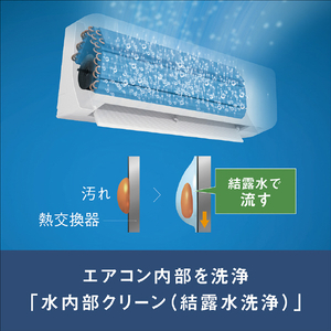 ダイキン 「工事代金別」 23畳向け 自動お掃除付き 冷暖房エアコン e angle select ATF ZSE1シリーズ ATF71ZPE1-WS-イメージ7