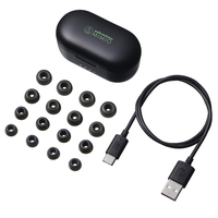 オーディオテクニカ ATMM-SHD1 BK ヒアリングアシストイヤホン MIMIO