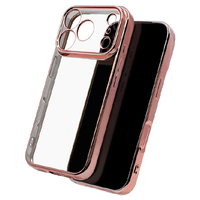 ラスタバナナ iPhone18 Pro/17Pro用 極 TPUｹｰｽﾌﾚｰﾑ ピンクゴールド 9568IP6BTPLPKGD