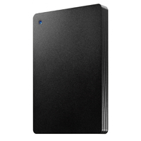 I・Oデータ USB-A対応 ポータブルHDD 2TB ブラック HDPH-UTV2KB