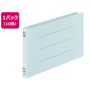 コクヨ 統一伝票用フラットファイル B4 1／3ヨコ 青 10冊 1パック(10冊) F810112-ﾌ-V49B-イメージ1