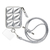 ユニケース Mag Shoulder Mini wallet silver UNI-CCMG-2SWSV-イメージ1