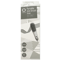 アゲツヤ QS-17108-W ポータブルミニブラシアイロン ホワイト