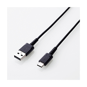 エレコム 高耐久USB Type-Cケーブル(0．3m) ブラック MPA-ACS03NBK-イメージ1