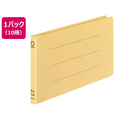 コクヨ 統一伝票用フラットファイル B4 1／3ヨコ 黄 10冊 1パック(10冊) F810113-ﾌ-V49Y