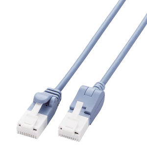 エレコム スイングコネクターLANケーブル(Cat6A準拠) 1．0m ブルー LD-GPATSV/BU10-イメージ2