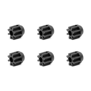 タミヤ ミニ四駆グレードアップパーツ No.453 カーボン強化8Tピニオンギヤ(6個) GP453カ-ボン8Tピニオンギヤ タミヤ ミニ四駆グレードアップパーツ No.453 カーボン強化8Tピニオンギヤ(6個) GP453カ-ボン8Tピニオンギヤ