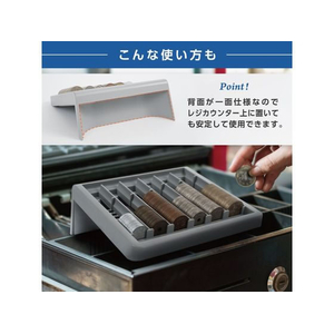 カール事務器 コインカウンター 硬貨専用 グレー FC774SU-CX-004-D-イメージ7