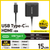 エレコム USB Type-C(TM) - HDMI(R)変換アダプター 1ポート USB PD(15cm) ブラック AD-CHDMIPDBK2-イメージ3