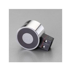 エスコ 電磁マグネットホルダー DC24V φ80mm 2000N FCW1265-EA984CM-6-イメージ1