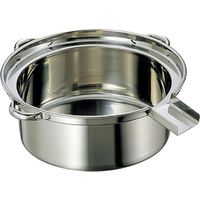 江部松商事 EBM/18-8 ゆで麺鍋 大(直径500×H185)Cタイプ FC389LB-0867000