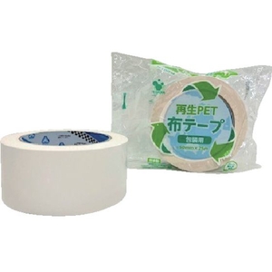 寺岡 TERAOKA/再生PET布テープ No.1605 白 50mm×25M FC120UL-6527452-イメージ1