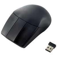 エレコム 3DCAD用無線3ボタンマウス ブラック M-CAD01DBBK