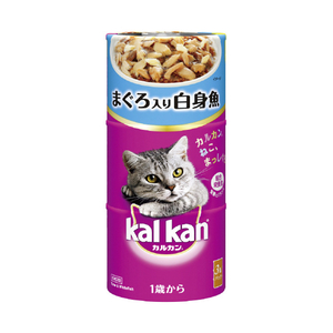マースジャパンリミテッド ハンディ缶 1歳から まぐろ入り白身魚 160g×3P カルカン KHC1ｻｲｶﾗﾏｸﾞﾛﾄｼﾛﾐｻｶﾅ160GX3-イメージ1