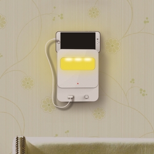 オーム電機 拡張コンセント 寝室用 4個口+USB HS-TU4BR1-W-イメージ4