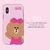 LINE FRIENDS iPhone SE(第3世代)/SE(第2世代)/8/7用ケース DUAL GUARD ベーシック チョコ KCL-LBA015-イメージ2