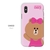 LINE FRIENDS iPhone SE(第3世代)/SE(第2世代)/8/7用ケース DUAL GUARD ベーシック チョコ KCL-LBA015-イメージ3