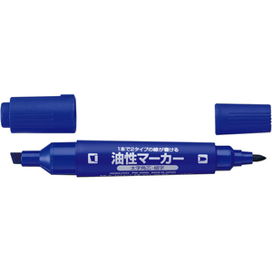 コクヨ 油性マーカー(太字ツイン) 青 10本 FC02390-PM-42NB-イメージ2