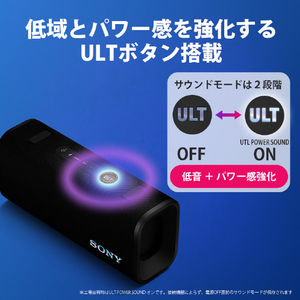 SONY ワイヤレスポータブルスピーカー ブラック SRS-ULT30 B-イメージ4