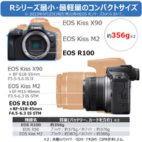 キヤノン EOSR100 デジタル一眼カメラ・ボディ EOS R100 |エディオン