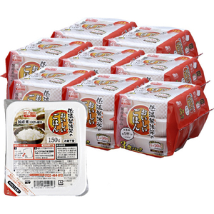 アイリスフーズ 低温製法米のおいしいごはん 国産米100％ 150g×3P(ケース) CASEﾃｲｵﾝｾｲﾎｳｺﾞﾊﾝ150G3PX8P-イメージ4