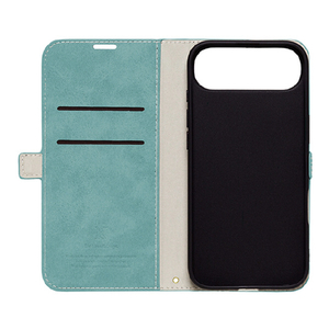 NATURAL　design iPhone Air用 手帳型ケース STYLE NATURAL ターコイズ IP25-66-VS08-イメージ3