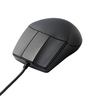 エレコム 3DCAD用有線3ボタンマウス ブラック M-CAD01UBBK