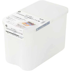 リバティーコーポレーション やわらか 収納ボックス フタ付 M クリア FCF936M-LD-474-イメージ2