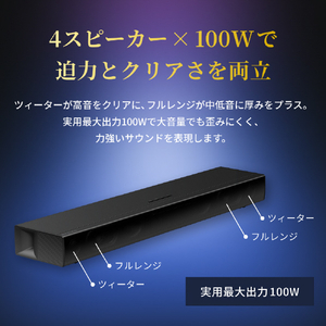 TVS REGZA REGZAサウンドシステム RA-B100-イメージ4