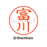 シヤチハタ ネームペン用ネーム シルバー 既製 富川 FC47781-X-GPS-2252