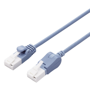 エレコム スイングコネクターLANケーブル(Cat6A準拠) 10.0m ブルー LD-GPATSV/BU100 エレコム スイングコネクターLANケーブル(Cat6A準拠) 10.0m ブルー LD-GPATSV/BU100