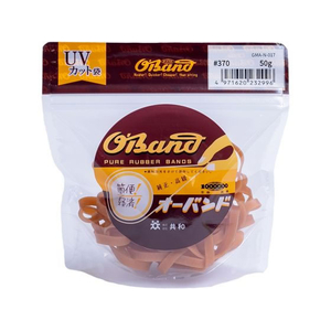 共和 輪ゴム オーバンド 透明袋 #370 アメ 50g FC864SZ-GMA-N-017-イメージ1