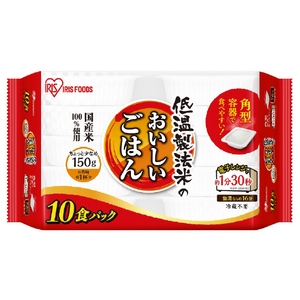 アイリスフーズ 低温製法米のおいしいごはん 国産米100% 150g×10P×4P 低温製法米のおいしいごはん CASEﾃｲｵﾝｾｲﾎｳｺﾞﾊﾝ150G40P-イメージ2