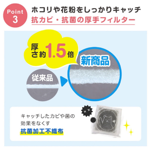 東洋アルミ パッと貼るだけホコリとりフィルター換気扇用15cm18枚入 シロ ﾎｺﾘﾄﾘﾌｲﾙﾀ-ｶﾝｷｾﾝﾖｳ15CM18ﾏｲ-イメージ7