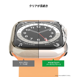 araree Apple Watch 42mm Nu：kin ハードケース クリア AR27455AW-イメージ10