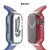 araree Apple Watch 42mm Nu：kin ハードケース クリア AR27455AW-イメージ6