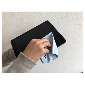 トラスコ中山 TRUSCO メガネふきクロス ブルー 1枚入 サイズ305×305 FC305FT-1952424-イメージ3