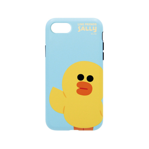 LINE FRIENDS iPhone SE(第3世代)/SE(第2世代)/8/7用ケース DUAL GUARD ベーシック サリー KCL-LBA016-イメージ1