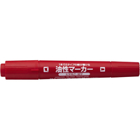 コクヨ 油性マーカー(太字ツイン) 赤 10本 FC02391-PM-42NR