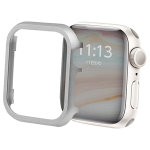 GAACAL Apple Watch Series 4-6/SE1-2 [44mm]用メタリックフレーム グレー W00114GY4-イメージ1