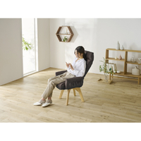 ブラウン ハイバック回転チェア 楽天市場】天然籐 リクライニング ハイバック 回転座椅子 回転