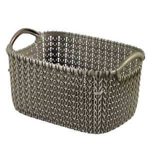 藤栄 ﾆﾂﾄｽｸｴｱﾊﾞｽｹﾂﾄ3ﾌﾞﾗｳﾝ ニットスクエアバスケット3L Knit