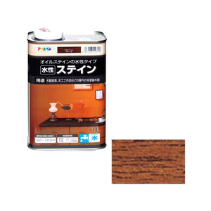 アサヒペン 水性ステイン 1L チーク FC215PP-イメージ1