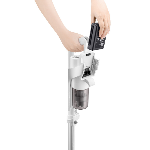 シャープ サイクロン式コードレススティッククリーナー RACTIVE Air ホワイト系 ECAR9W 