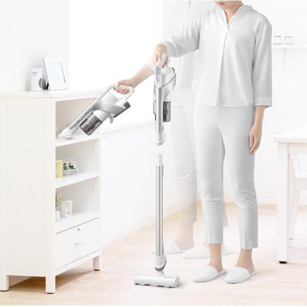 シャープ サイクロン式コードレススティッククリーナー RACTIVE Air ホワイト系 ECAR9W 