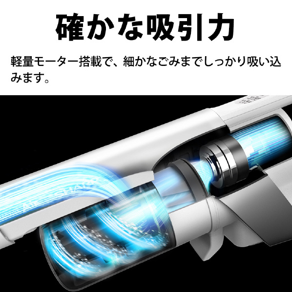 シャープ サイクロン式コードレススティッククリーナー RACTIVE Air ホワイト系 ECAR9W 