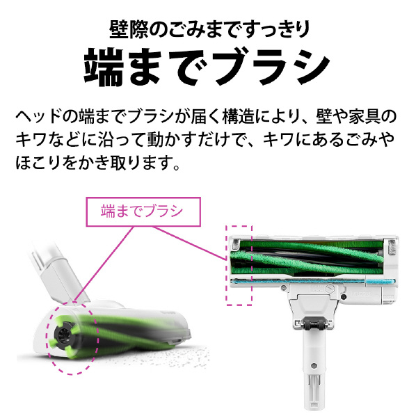 シャープ サイクロン式コードレススティッククリーナー RACTIVE Air ホワイト系 ECAR9W 