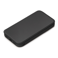 PGA iPhone SE(第3世代)/SE(第2世代)/8/7/6s/6用ガラスフリップケース ブラック PG-22MGF01BK