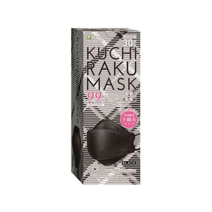 医食同源ドットコム KUCHIRAKU MASK ブラック 30枚入 FCC2496-イメージ1